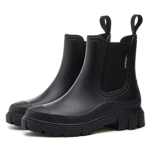 Bottes Chelsea pour femme – Semelle épaisse, adaptée à la pluie