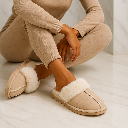 Chaussons Fourrure Femme 