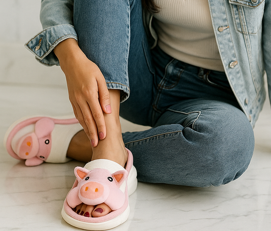 Chaussons Pantoufles Mignons Kawaii Femme Rose 